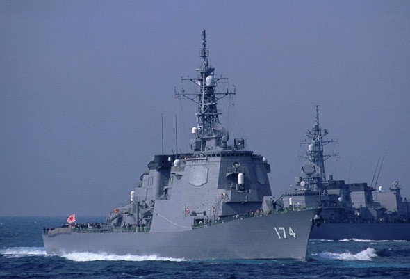 Tàu khu trục DDG174 Kirishima lớp Aegis của Lực lượng Phòng vệ Biển Nhật Bản.